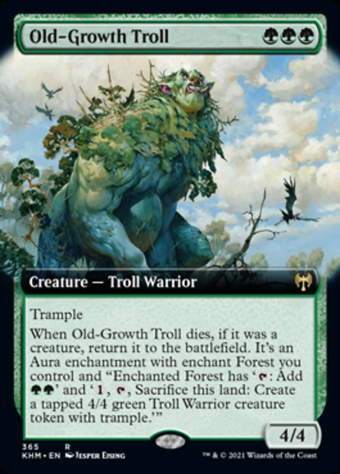 Old-Growth Troll (Extended Art) [Kaldheim] | Total Play