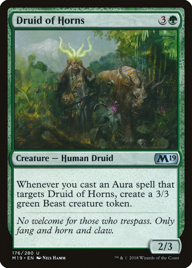 Druid of Horns [Core Set 2019] | Total Play
