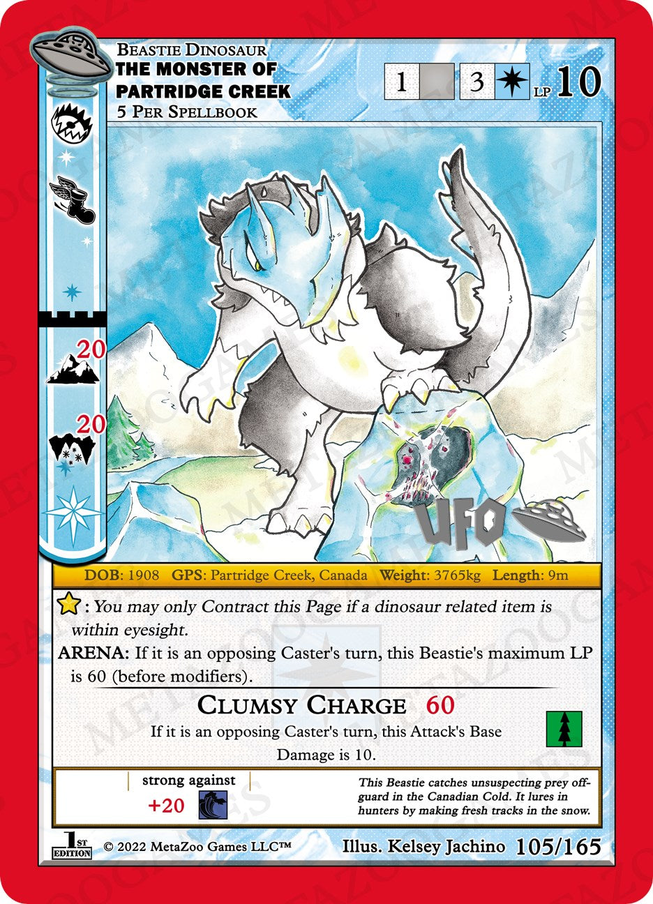 The Monster of Partridge Creek [Cryptid Nation: UFO First Edition Spoiler Pack] | Total Play