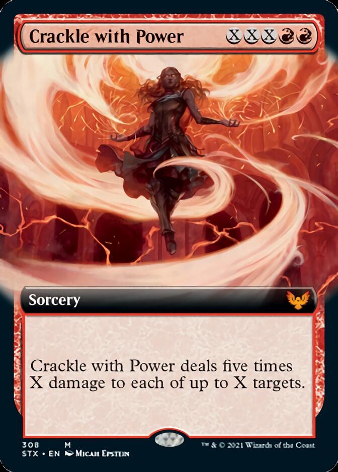 Crackle with Power (Extended Art) [Strixhaven: School of Mages] | Total Play