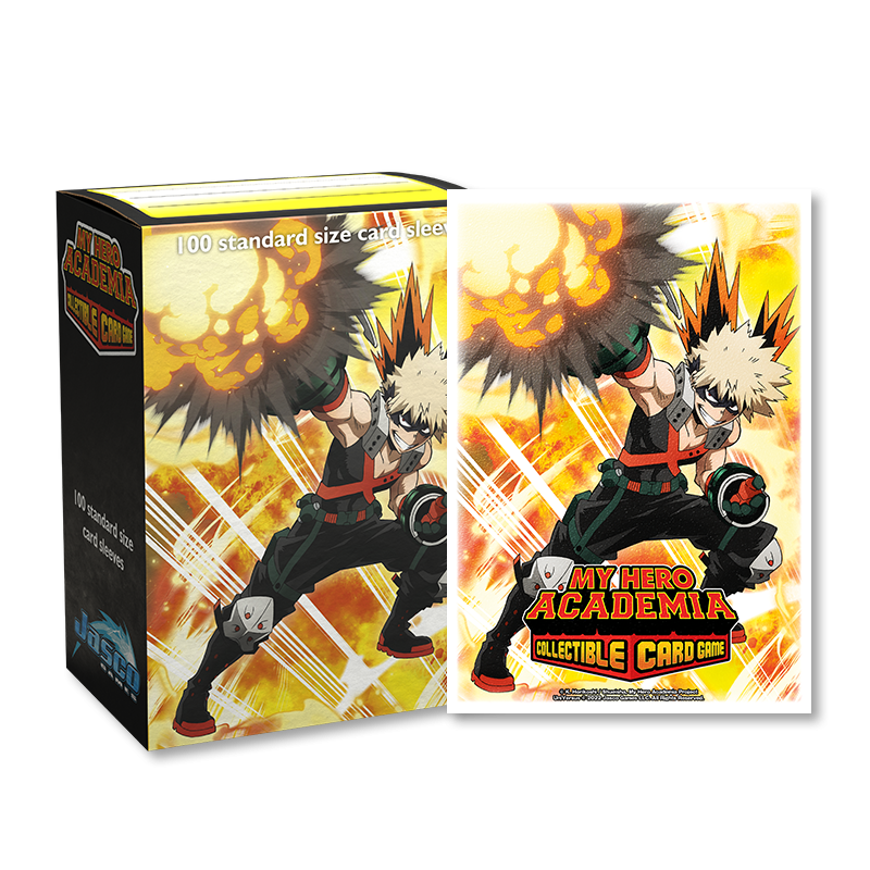 Dragon Shield: Standard 100ct Art Sleeves - My Hero Academia (Bakugo Explode) | Total Play