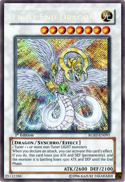 Light End Dragon [RGBT-EN091] Secret Rare | Total Play