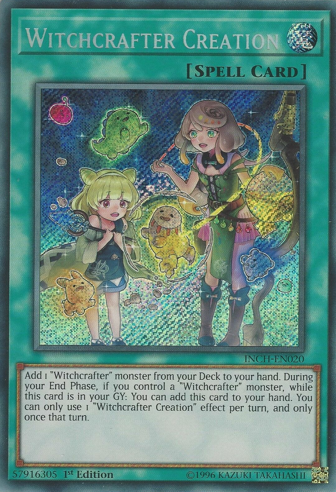 Witchcrafter Creation [INCH-EN020] Secret Rare | Total Play