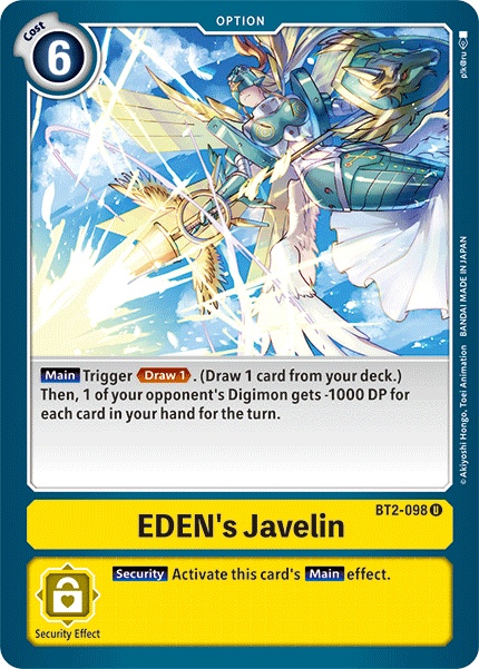 Eden's Javelin [BT2-098] [Release Special Booster Ver.1.5] | Total Play