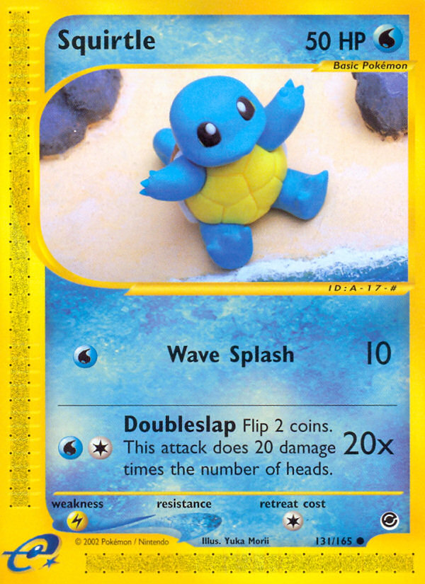 Squirtle (131/165) [Expedition: Base Set] | Total Play