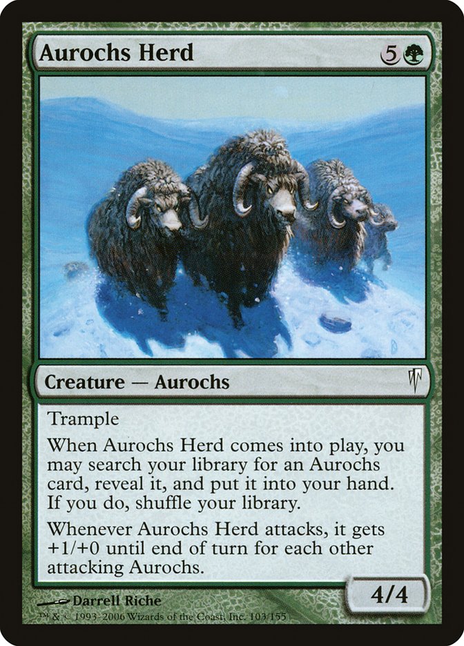 Aurochs Herd [Coldsnap] | Total Play