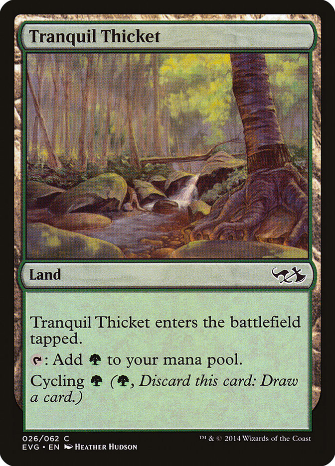 Tranquil Thicket (Elves vs. Goblins) [Duel Decks Anthology] | Total Play