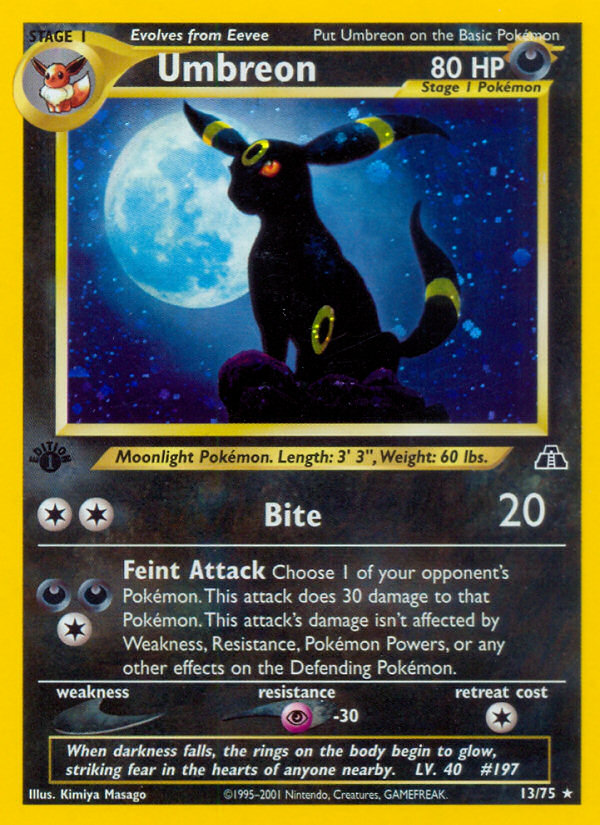 Umbreon (13/75) [Neo Discovery 1st Edition] | Total Play