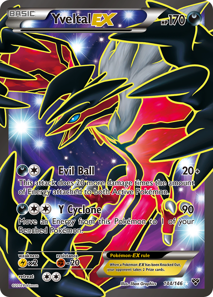 Yveltal EX (144/146) [XY: Base Set] | Total Play