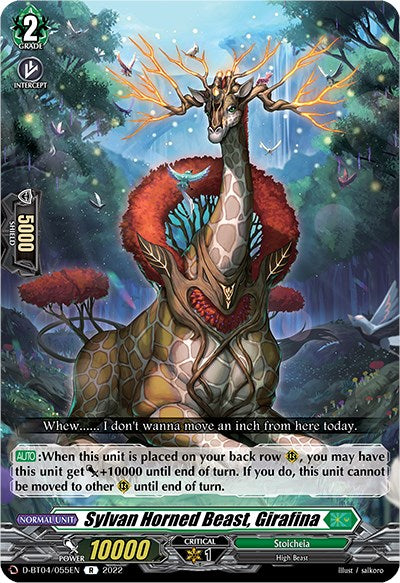 Sylvan Horned Beast, Girafina (D-BT04/055EN) [Awakening of Chakrabarthi] | Total Play