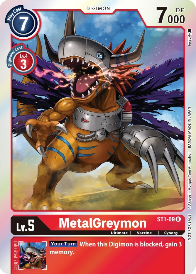 MetalGreymon [ST1-09] (Official Tournament Pack Vol. 6) [Starter Deck: Gaia Red Promos] | Total Play