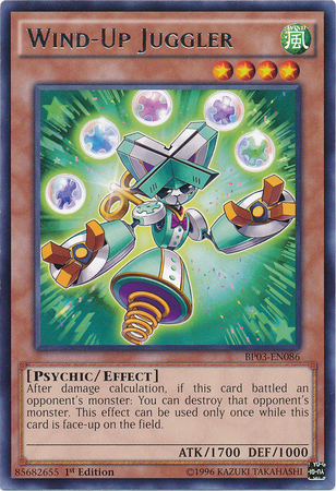 Wind-Up Juggler [BP03-EN086] Rare | Total Play