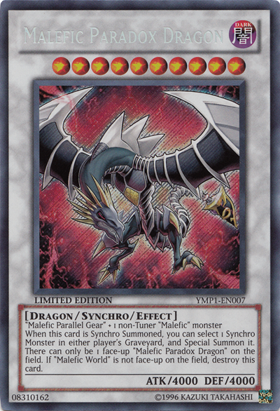 Malefic Paradox Dragon [YMP1-EN007] Secret Rare | Total Play