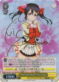 "That's Our Miracle" Nico Yazawa (LL/EN-W01-009SP SP) [Love Live! DX] | Total Play