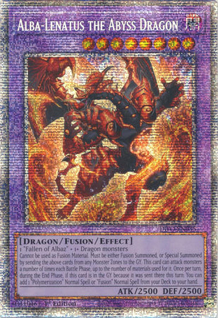 Alba-Lenatus the Abyss Dragon [DIFO-EN035] Starlight Rare | Total Play