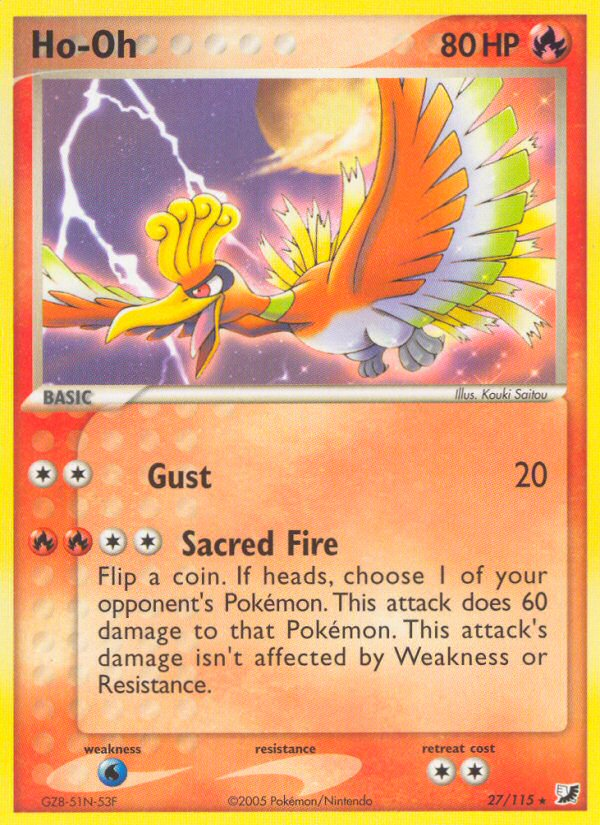 Ho-Oh (27/115) [EX: Unseen Forces] | Total Play