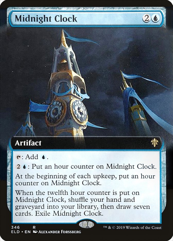 Midnight Clock (Extended Art) [Throne of Eldraine] | Total Play