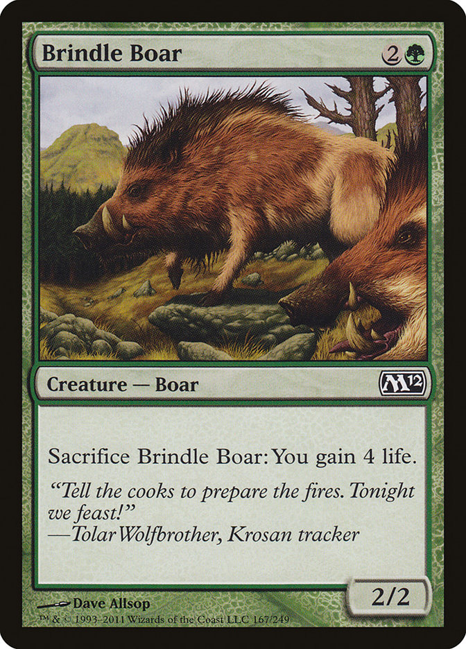 Brindle Boar [Magic 2012] | Total Play