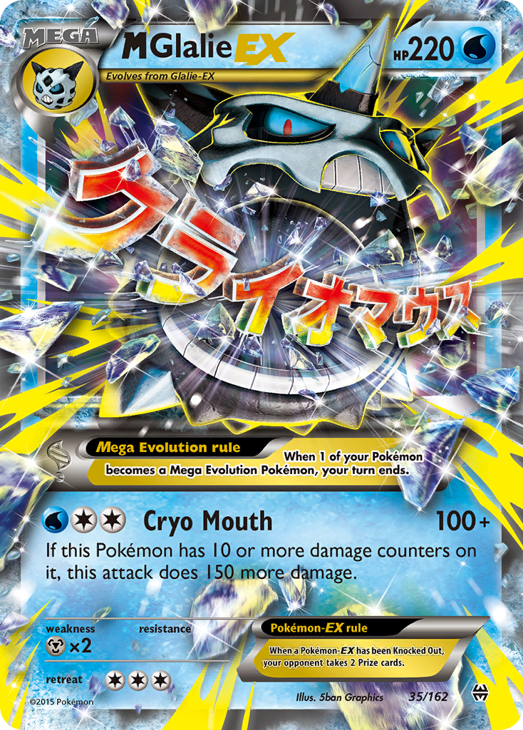 M Glalie EX (35/162) [XY: BREAKthrough] | Total Play