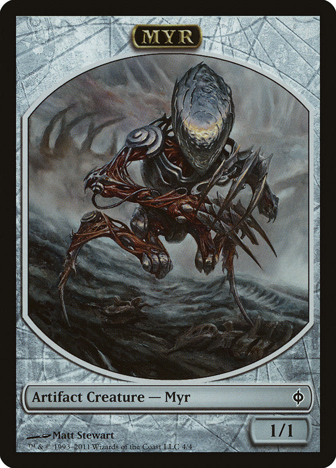 Myr Token [New Phyrexia Tokens] | Total Play