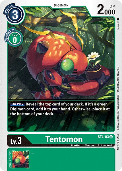 Tentomon [ST4-03] (Official Tournament Pack Vol.3) [Starter Deck: Giga Green Promos] | Total Play