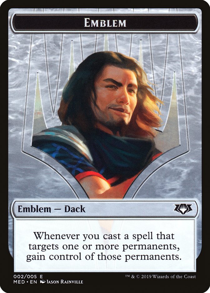 Dack Fayden Emblem [Mythic Edition Tokens] | Total Play