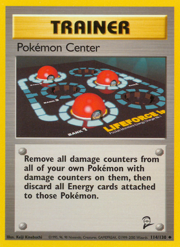 Pokemon Center (114/130) [Base Set 2] | Total Play