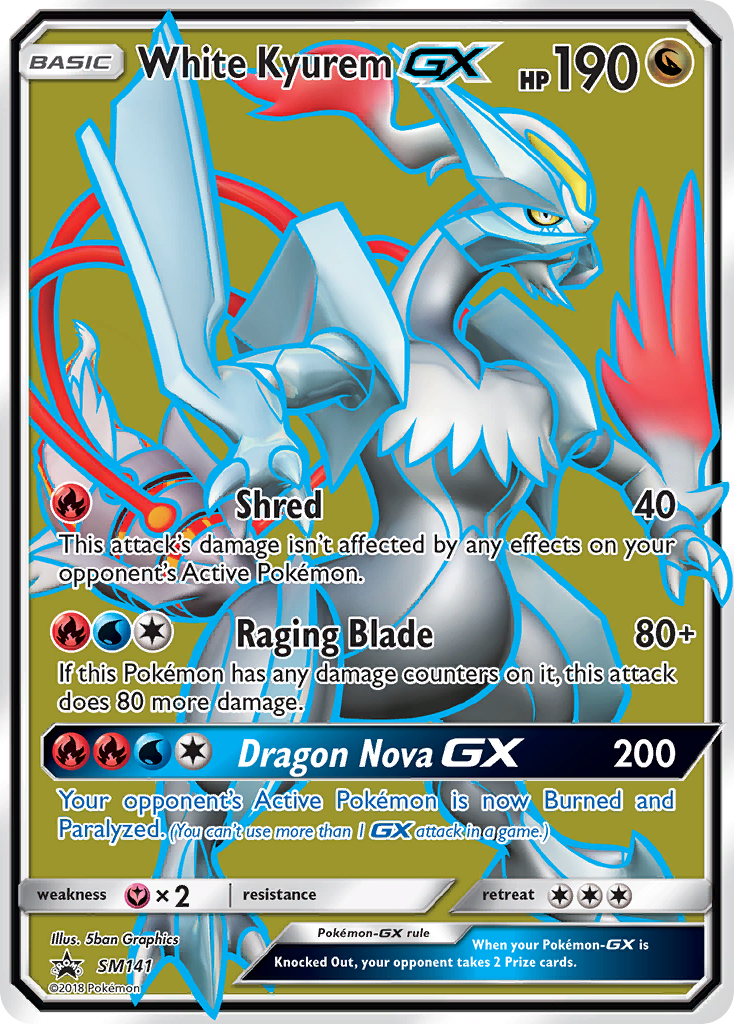 White Kyurem GX (SM141) [Sun & Moon: Black Star Promos] | Total Play