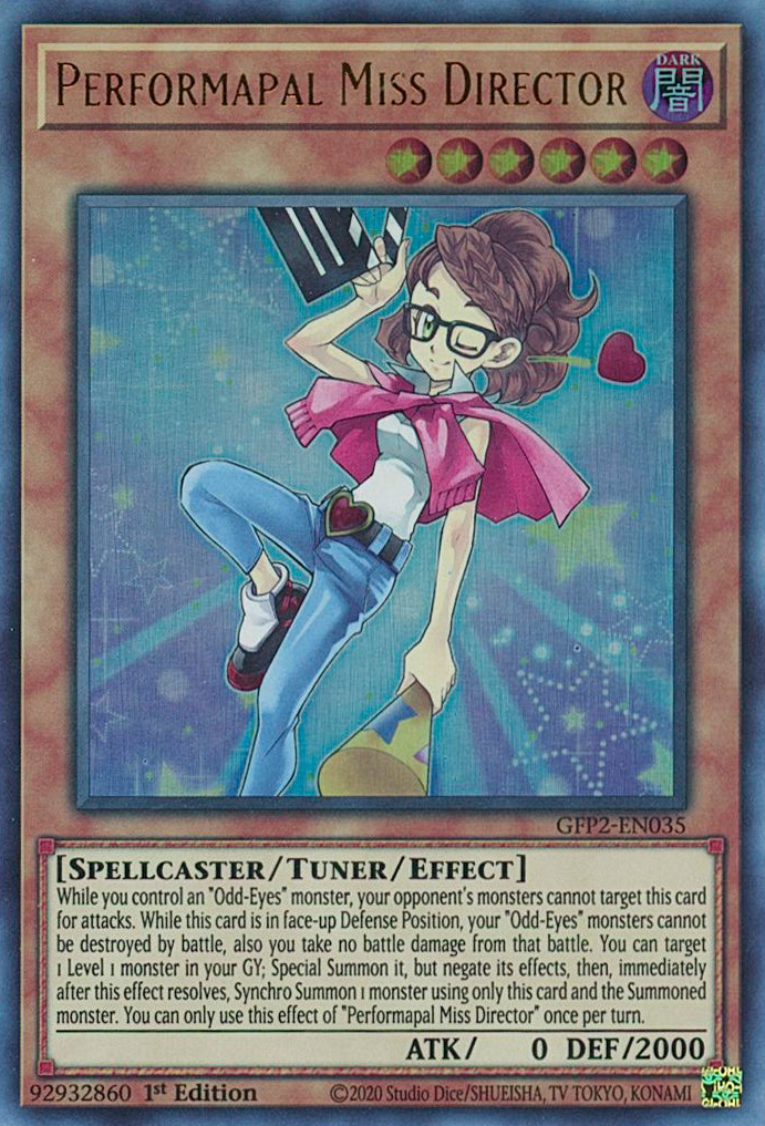 Performapal Miss Director [GFP2-EN035] Ultra Rare | Total Play