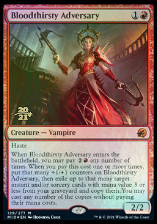 Bloodthirsty Adversary [Innistrad: Midnight Hunt Prerelease Promos] | Total Play