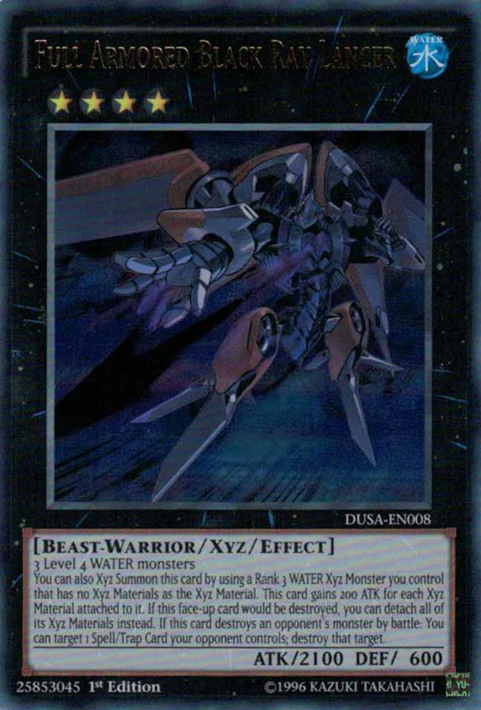 Full Armored Black Ray Lancer [DUSA-EN008] Ultra Rare | Total Play