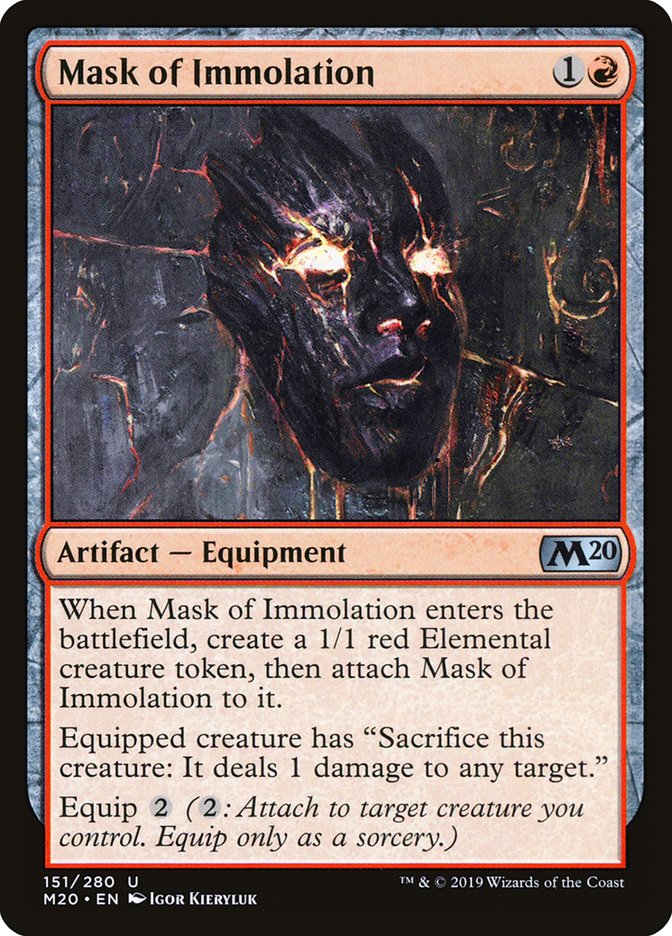 Mask of Immolation [Core Set 2020] | Total Play