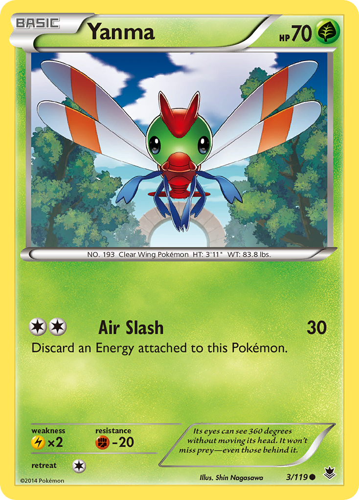 Yanma (3/119) [XY: Phantom Forces] | Total Play