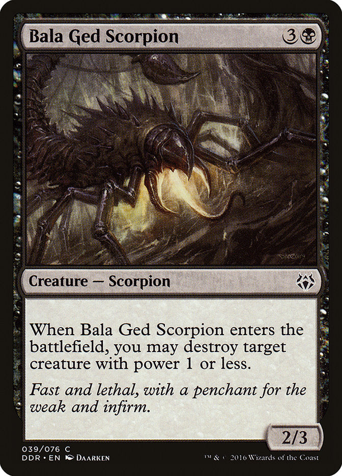 Bala Ged Scorpion [Duel Decks: Nissa vs. Ob Nixilis] | Total Play