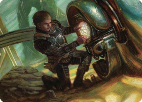 Urza, Powerstone Prodigy Art Card [The Brothers' War Art Series] | Total Play