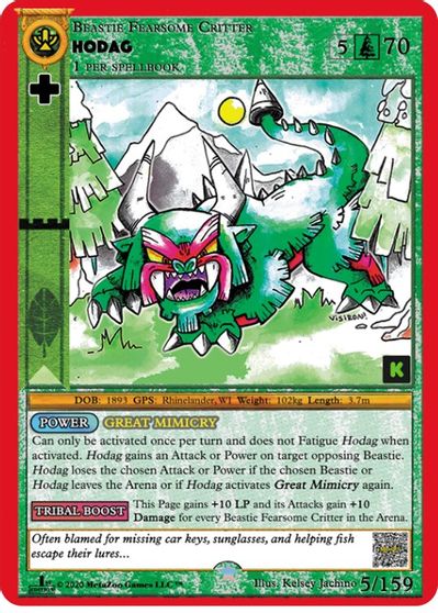 Hodag [Cryptid Nation: Kickstarter Edition] | Total Play