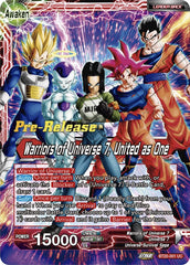 Android 17 // Warriors of Universe 7, United as One (BT20-001) [Power Absorbed Prerelease Promos] | Total Play