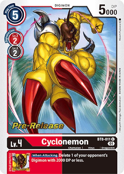 Cyclonemon [BT8-011] [New Awakening Pre-Release Cards] | Total Play