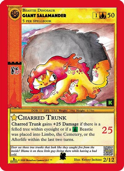 Giant Salamander (Kickstarter Edition) [Salamander Queen Starter Deck] | Total Play