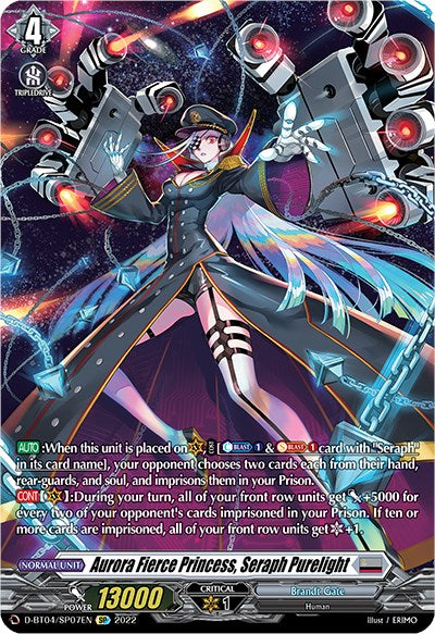 Aurora Fierce Princess, Seraph Purelight (D-BT04/SP07EN) [Awakening of Chakrabarthi] | Total Play