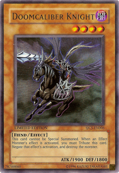 Doomcaliber Knight [SJCS-EN006] Ultra Rare | Total Play