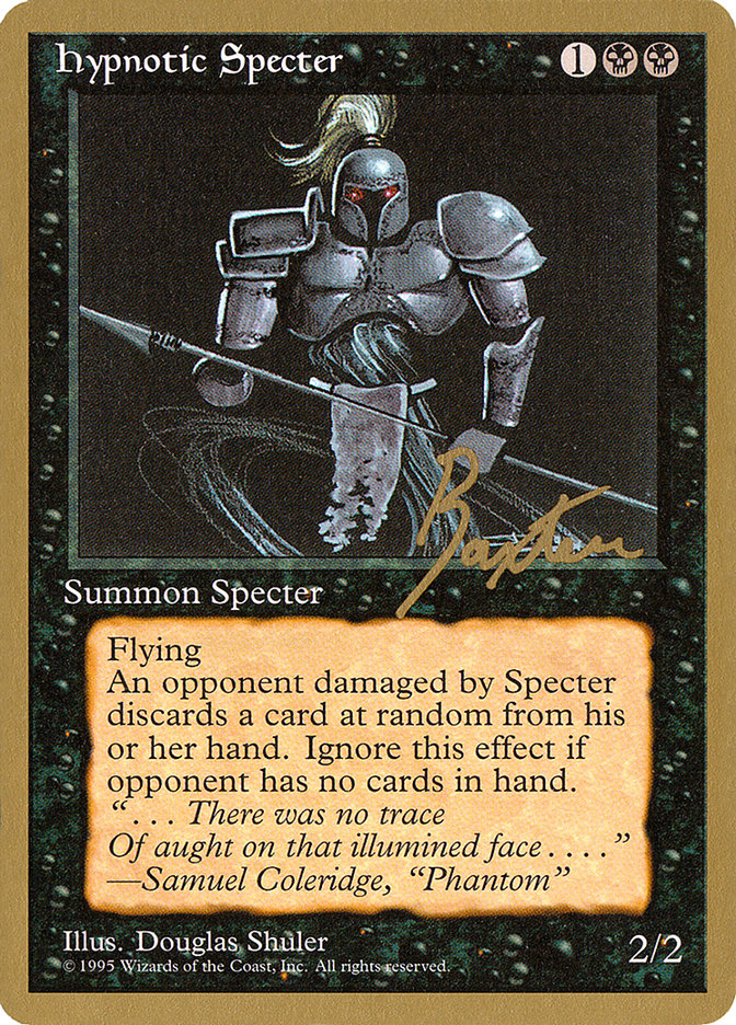 Hypnotic Specter (George Baxter) [Pro Tour Collector Set] | Total Play