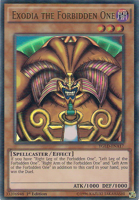 Exodia the Forbidden One [YGLD-ENA17] Ultra Rare | Total Play