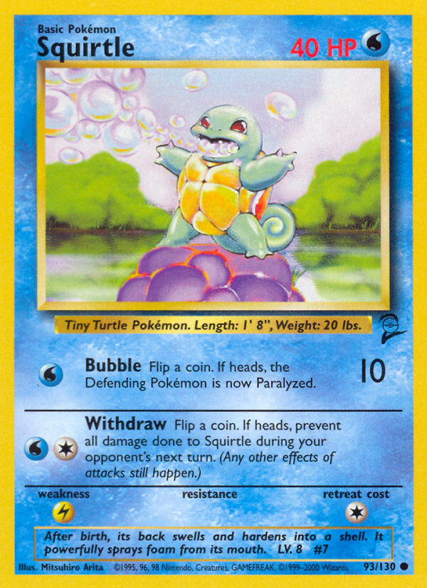 Squirtle (93/130) [Base Set 2] | Total Play