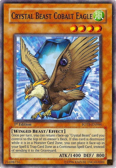 Crystal Beast Cobalt Eagle [FOTB-EN006] Common | Total Play
