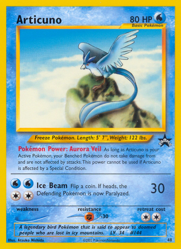 Articuno (48) [Wizards of the Coast: Black Star Promos] | Total Play