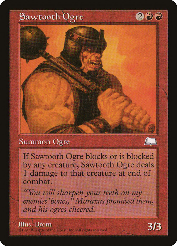 Sawtooth Ogre [Weatherlight] | Total Play