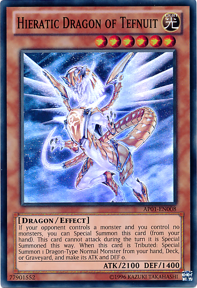 Hieratic Dragon of Tefnuit [AP01-EN008] Super Rare | Total Play