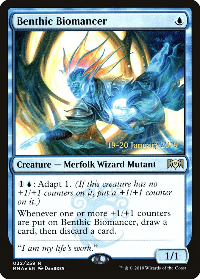 Benthic Biomancer [Ravnica Allegiance Prerelease Promos] | Total Play