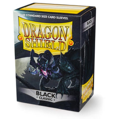 Dragon Shield: Standard 100ct Sleeves - Black (Classic) | Total Play